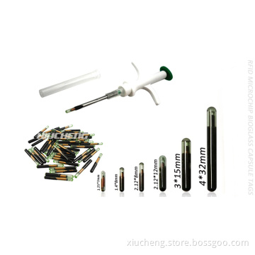 Animal Tags / RFID Microchip Bioglass Tags